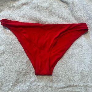 Vibrant Red Bikini Bottom